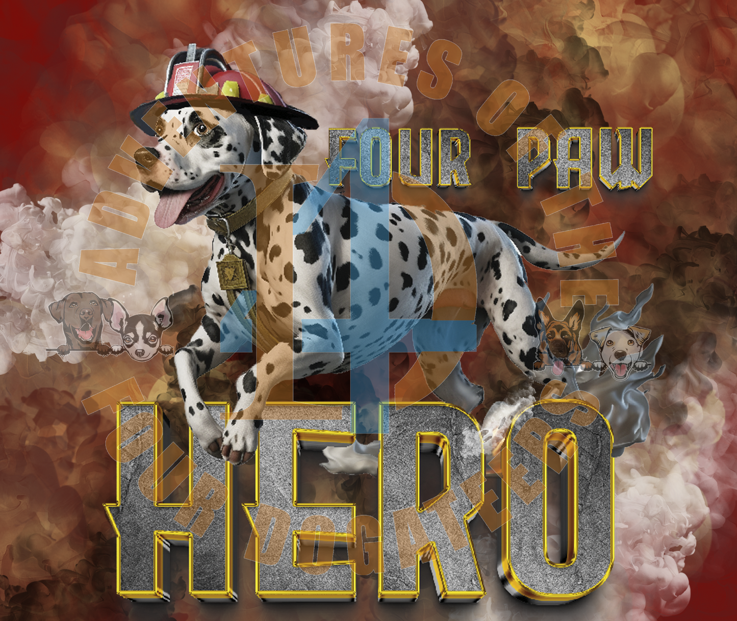 Four Paw Heroes 1 Tumbler