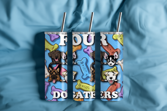 Four Dogateers Tumbler